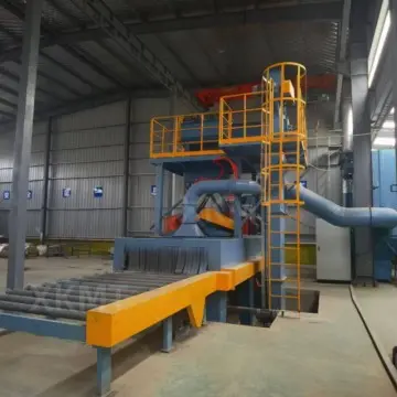 Automatic Shot Blasting Machine for Cleaning Metal H Beam /Steel Plate Pass Through Shot Blasting Machine