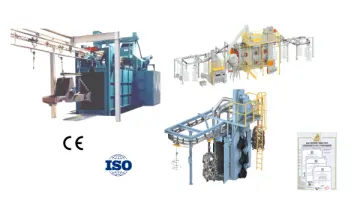 Customized  Automatic Pendant Chain /Catenary  Shot Blasting machine