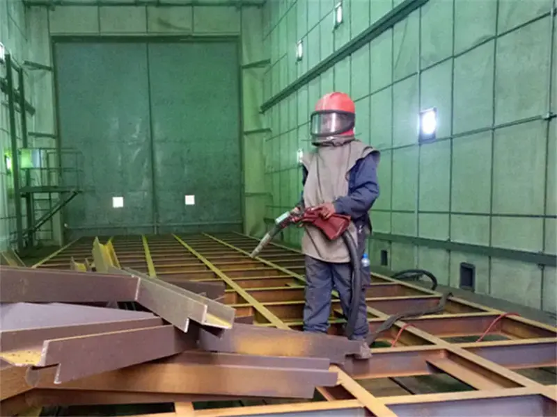 Industrial Sand Blasting BoothAbrasive Blast Booth And Spray Paint Booth (6).jpg