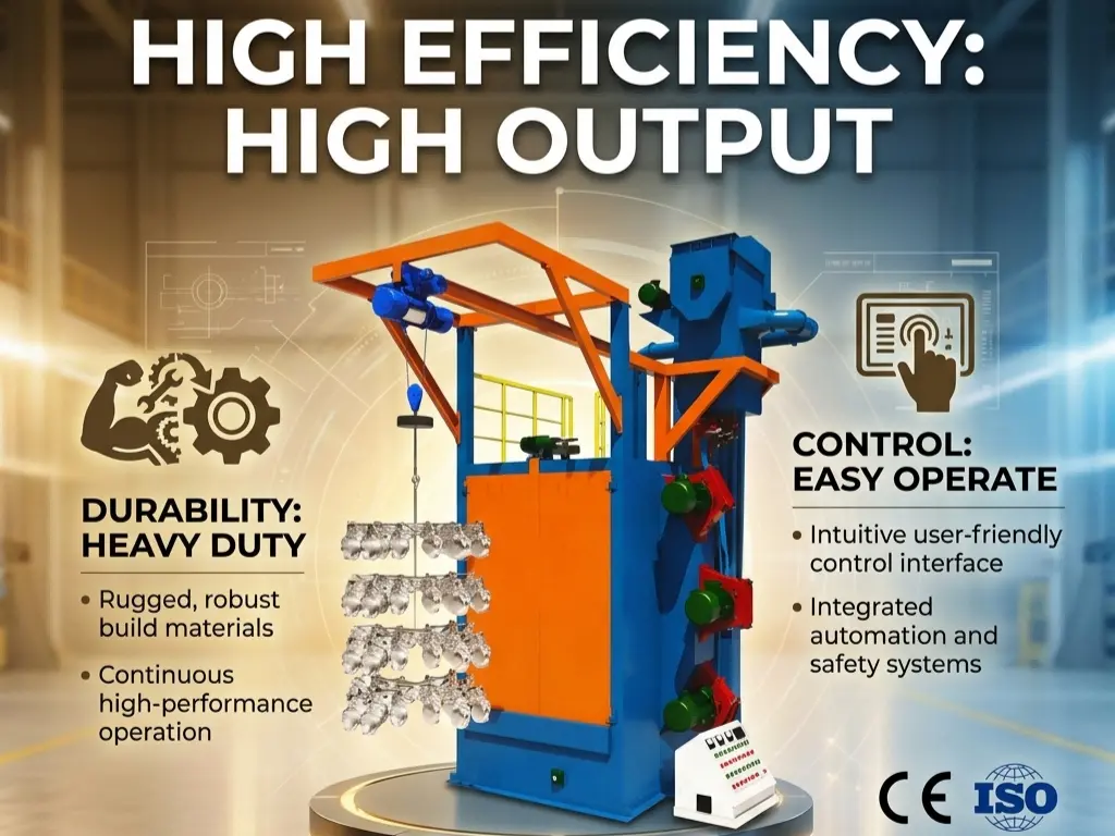 FAQs: Optimize The Casting Cleaning Process By Using Hook Type Shot Blasting Machines?