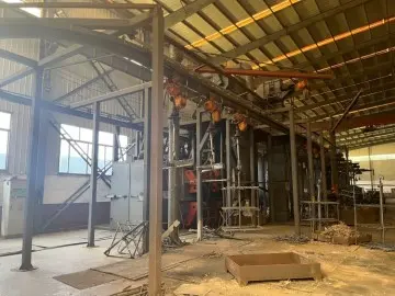 Automatic Pendant Chain Type Shot Blasting System for Steel Components Cleaning