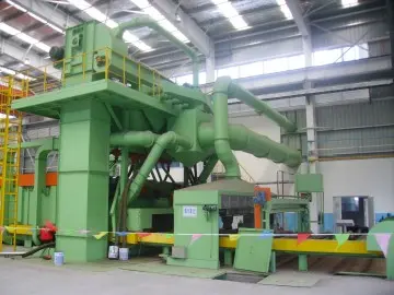 2500mm Steel Plate Shot Blasting Preservation Line Surface Cleaning and Painting Drying Line