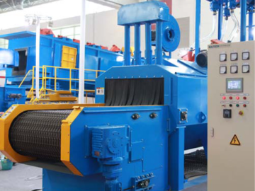 Wire Mesh Belt Shot Blasting Machine Auto Rust Removal for Metal Surface Cleaning