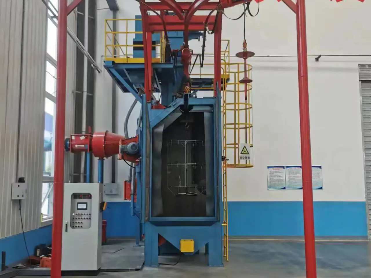 The main application of hook type shot blasting machine