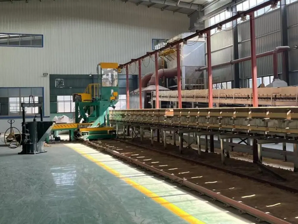 Automatic Claygreen sand moulding production line Horizontal Flaskless Molding Machine (5).jpg