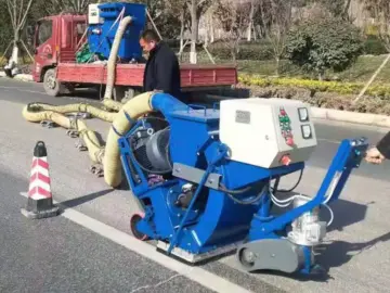 Factory Direct Sale CE Certification Portable Mobile Shot Blaster for Concrete Floor Tile Pavers Road