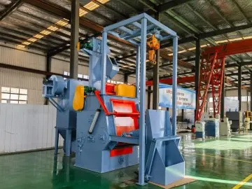 Tumble shot blasting machine / Tumble Blast Wheel Polishing Tumblers