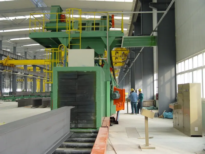 XKQ69 Series Foundation Free Roller Type Intelligent Shot Blasting Machine & Steel Plate Pretreatment Line