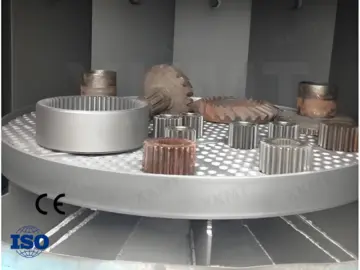 Q35 Series Rotary Table Turntable Shot Blasting Machine For Cleaning Metal Surface